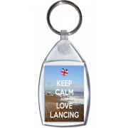 Keep Calm and Love Lancing - Keyring