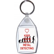 Keep Calm and Love Metal Detecting - Keyring