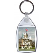 Keep Calm and Love Batley - Keyring