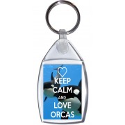 Keep Calm and Love Orcas - Keyring
