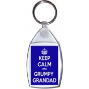 Keep Calm You Grumpy Grandad - Keyring