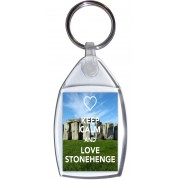 Keep Calm and Love Stonehenge - Keyring