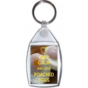 Keep Calm and Love Poached Eggs - Keyring
