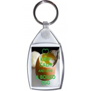 Keep Calm and Love a Boiled Egg - Keyring