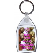 Keep Calm and Love Chocolate Truffles - Keyring