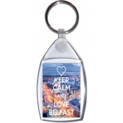 Keep Calm and Love Belfast - Keyring