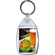 Keep Calm and Have a Pie and a Pint - Keyring