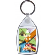 Keep Calm and Love Maths - Keyring