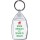 Born English but Made in Wales - Keyring