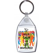 Keep Calm and Get Involved! - Keyring