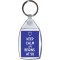 Keep Calm Life Begins at 50 - Keyring
