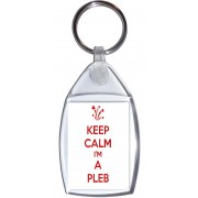 Keep Calm I'm a Pleb - Keyring