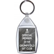 Official Member of the Grumpy Old Git Club - Keyring