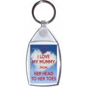 I Love My Mummy From her Head to Her Toes - Keyring