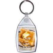 Keep Calm and Love Toast - Keyring