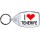 I Love (heart) Tenerife - Keyring