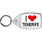I Love (heart) Tenerife - Keyring