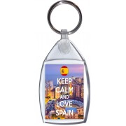 Keep Calm and Love Spain - Keyring