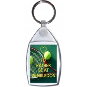 I'd Rather be at Wimbledon - Keyring