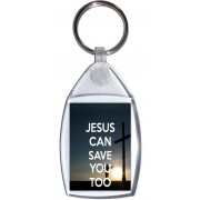 Jesus Can Save You Too - Keyring