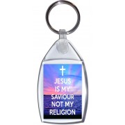 Jesus is My Saviour Not my Religion - Keyring