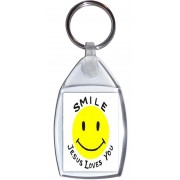 Smile Jesus Loves You - Keyring