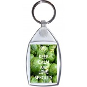 Keep Calm and Love Sprouts - Keyring