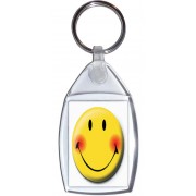 Blushing Smiley - Keyring