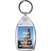 Keep Calm and Love Barrow in Furness - Keyring