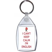 I Can't Keep Calm I'm English - Keyring