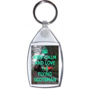 Keep Calm and Love the Flying Scotsman - Keyring