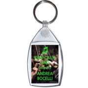 Keep Calm and Listen to Andrea Bocelli - Keyring