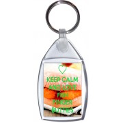 Keep Calm and Love Fish Finger Butties - Keyring