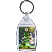 Keep Calm and Love Luxembourg - Keyring