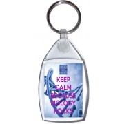 Keep Calm because Biology Rocks - Keyring