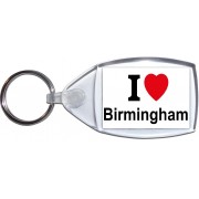 I Love (heart) Birmingham - Keyring