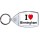 I Love (heart) Birmingham - Keyring