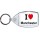I Love (heart) Manchester - Keyring