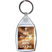 He is Not Here, He Has Risen! Luke 24:6 - Keyring