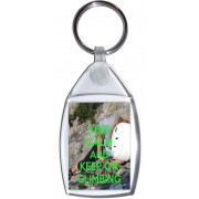 Keep Calm and Keep On Climbing - Keyring