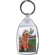 Keep Calm and Love a Labradoodle - Keyring