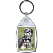 Keep Calm and Love a Shih Tzu - Keyring