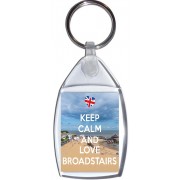 Keep Calm and Love Broadstairs - Keyring