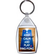Keep Calm and Play Ping-Pong - Keyring