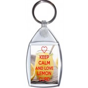 Keep Calm and Love Lemon Curd - Keyring