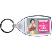 "Stressed" is "Desserts" spelled backwards - Keyring