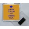 Keep Calm and Drink Tea - Square Acrylic Fridge Magnet