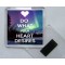 Do What Your Heart Desires - Square Acrylic Fridge Magnet