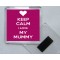 Keep Calm I Love My Mummy - Square Acrylic Fridge Magnet