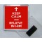Keep Calm and Believe in Him - Square Acrylic Fridge Magnet
